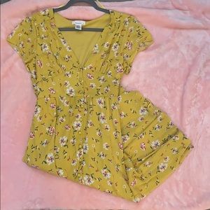 💛Yellow Floral Dress💛